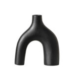 Black Ceramic Large Vase