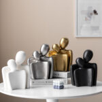 ceramic couple decoration