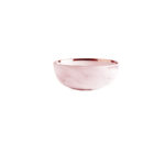 large pink porcelain bowl 18.2 cm