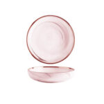 luxury pink porcelain plate 23 cm