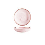 pink porcelain plate 18.9 cm
