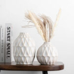 White Ceramic Classical Vase