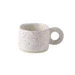 white ceramic mug retro