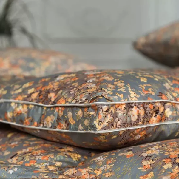 floral goose down pillow large