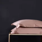 powder rose color pillowcases cotton
