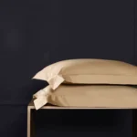 set of yellow pillowcases cotton