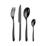 Black Cutlery Set
