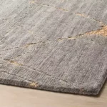 gray wool rug